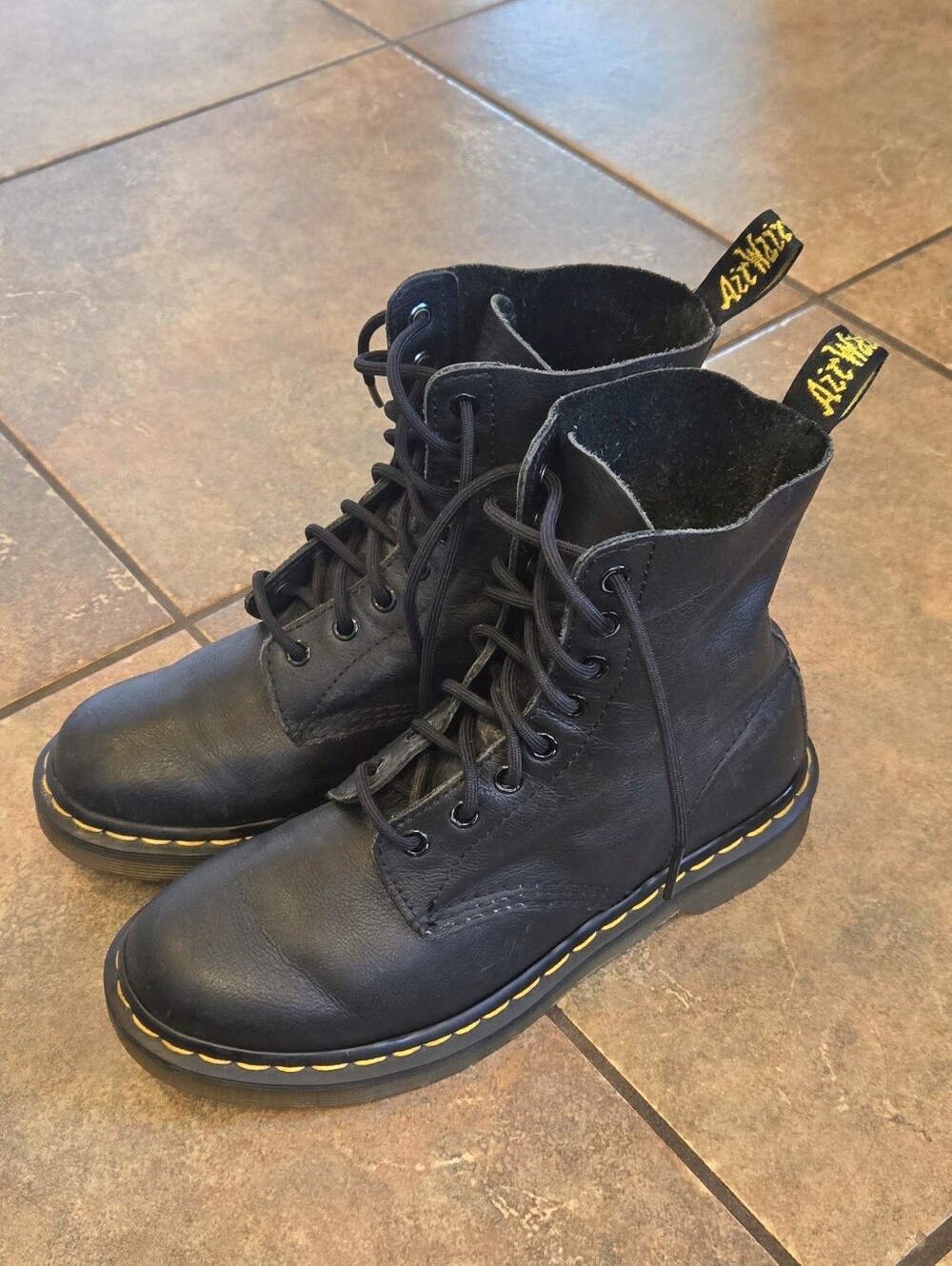 Dr. Martens 1460 Pascal Black Leather Boots Women’s 8 EU 39